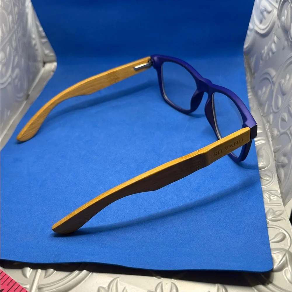 Bamboo Wood Sunglasses unisex Eyewear Carpentier‎ Clear Lens SILVANO Glasses